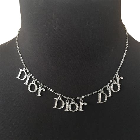 bijoux dior argent|genuine christian Dior jewelry.